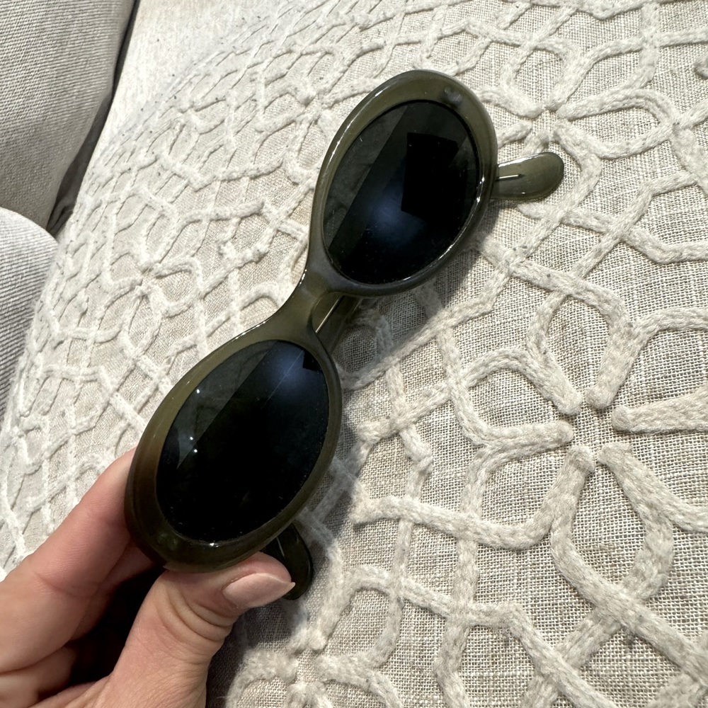 Giorgio Armani green sunglasses